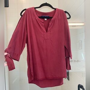 Blue Rain 3/4 length open sleeve top - worn once